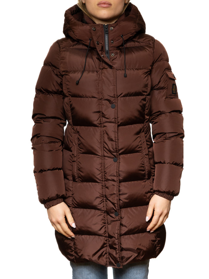 REFRIGIWEAR piumino longhunter marrone W02708 LONGHUNTER-H01419