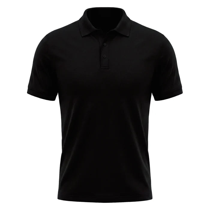 Polera 100% Algodón Manga Corta Con Cuello Vulpes Hombre