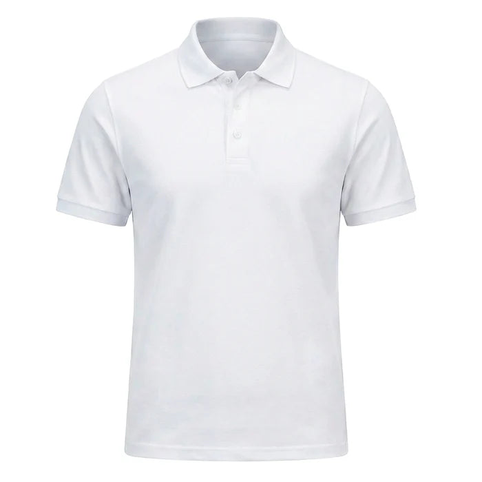 Polera 100% Algodón Manga Corta Con Cuello Vulpes Hombre