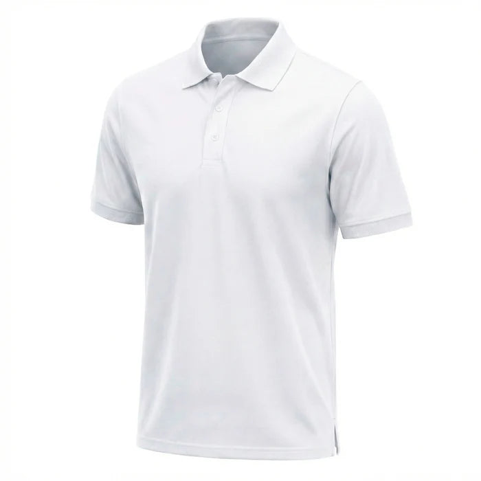 Polera 100% Algodón Manga Corta Con Cuello Vulpes Hombre