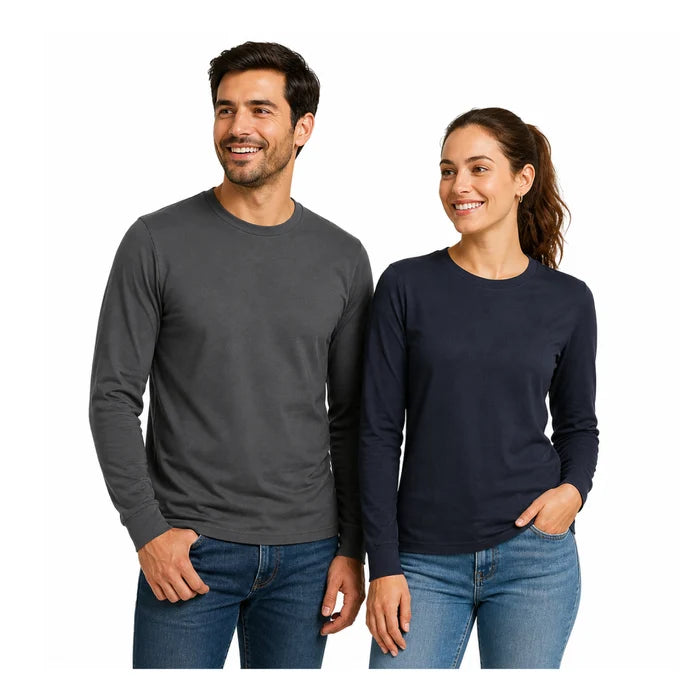 Polera Algodón Manga Larga Velox Essential Unisex