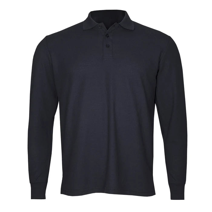 Polera Algodón Pique Manga Larga Velox Hombre