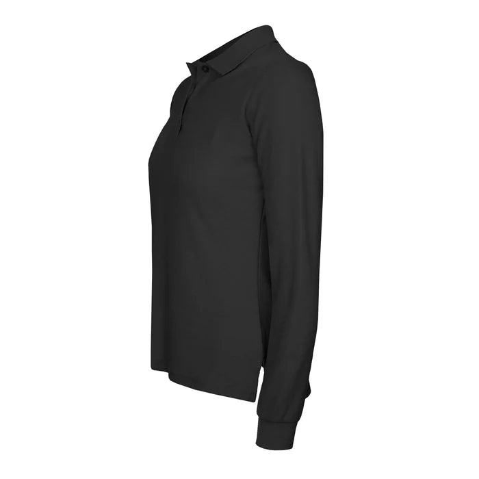 Polera Algodón Pique Manga Larga Velox Mujer