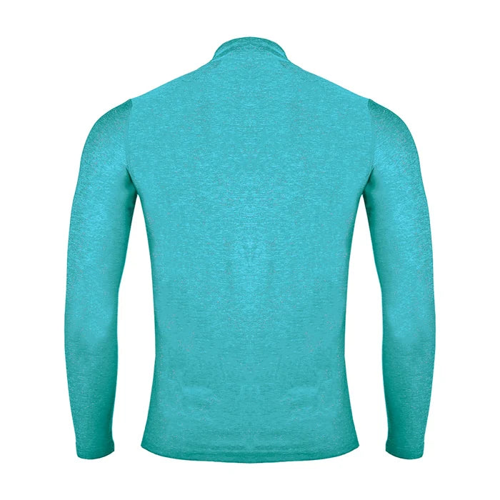 Polera Dry Fit Manga Larga Con Cierre Pale Hombre