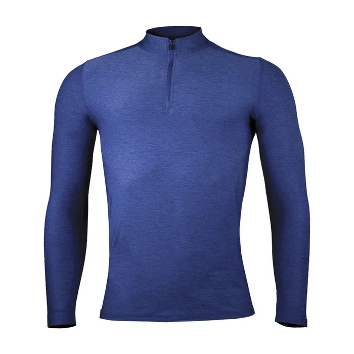 Polera Dry Fit Manga Larga Con Cierre Pale Hombre