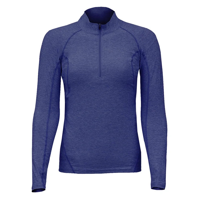 Polera Dry Fit Manga Larga Con Cierre Pale Mujer