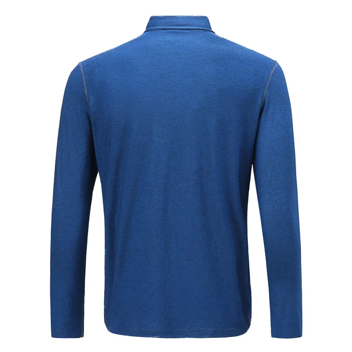 Polera Dry Fit Manga Larga Con Cuello Pale Hombre