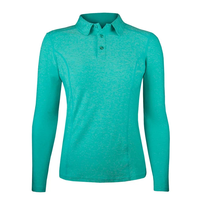 Polera Dry Fit Manga Larga Con Cuello Pale Mujer