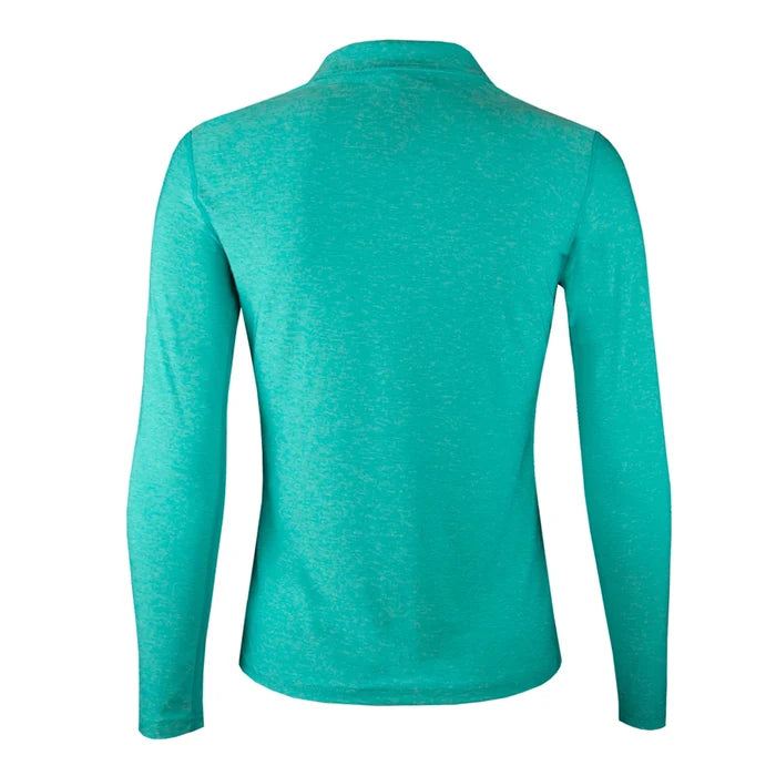 Polera Dry Fit Manga Larga Con Cuello Pale Mujer