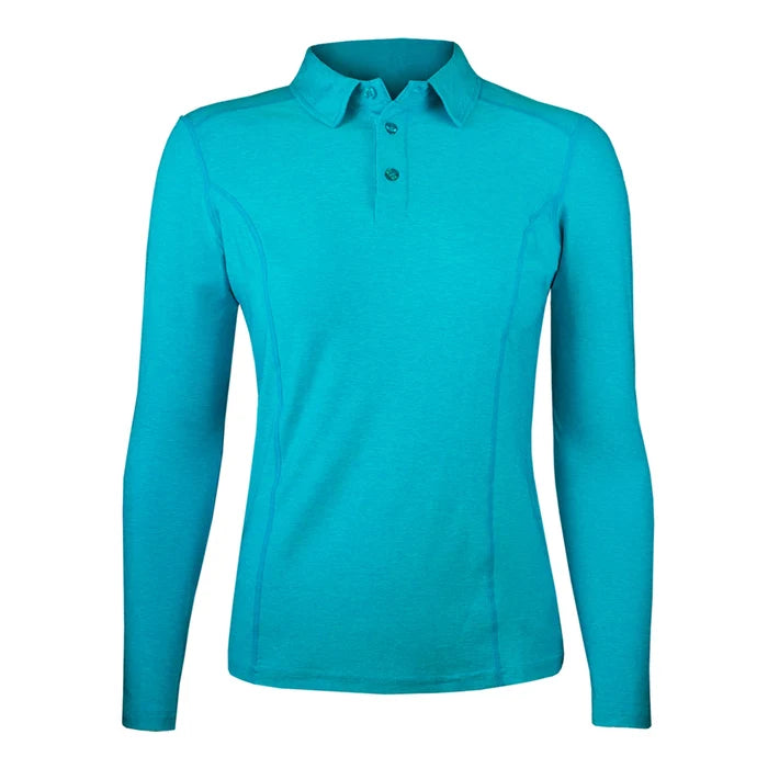 Polera Dry Fit Manga Larga Con Cuello Pale Mujer