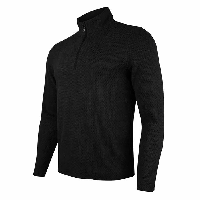 Polera Micropolar Panal Segunda Capa con Cierre Culpeo Pro Hombre
