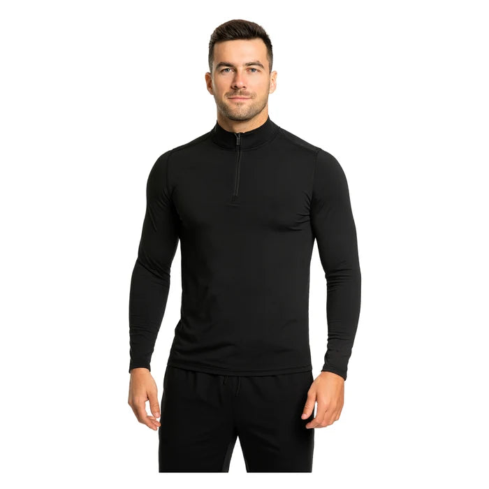 Polera Micropolar Primera Capa con Cierre Chilla Hombre