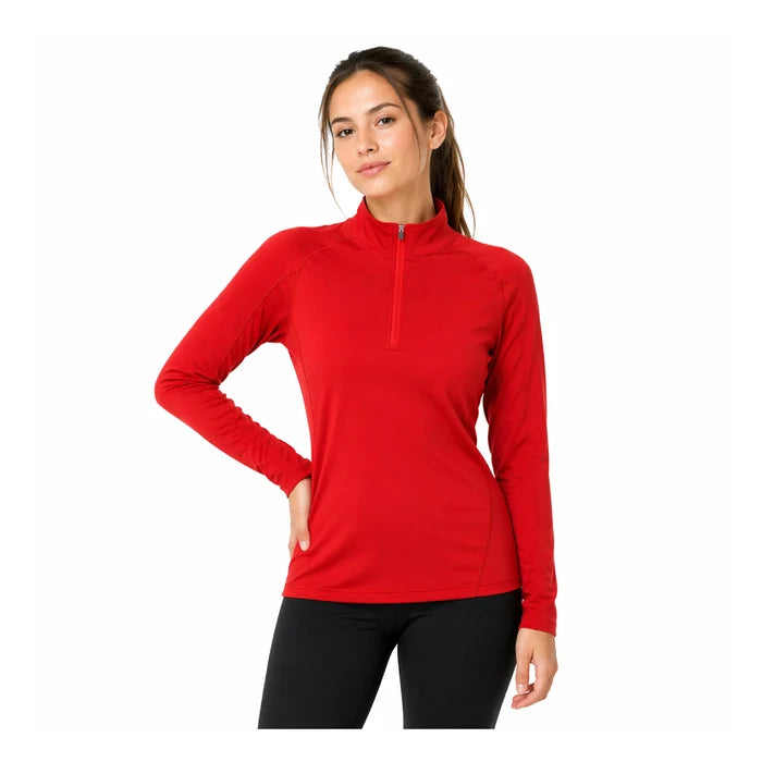 Polera Micropolar Primera Capa con Cierre Chilla Mujer