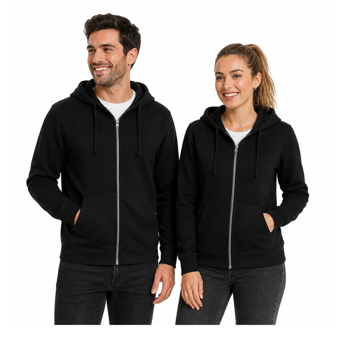 Polerón Canguro Cierre Metalico Vulpes Unisex