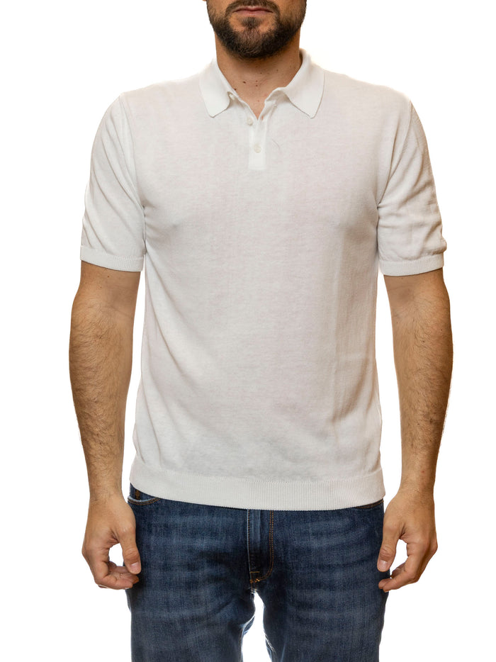 QB24 polo cotone bianco 0126136 COTONE.WHITE