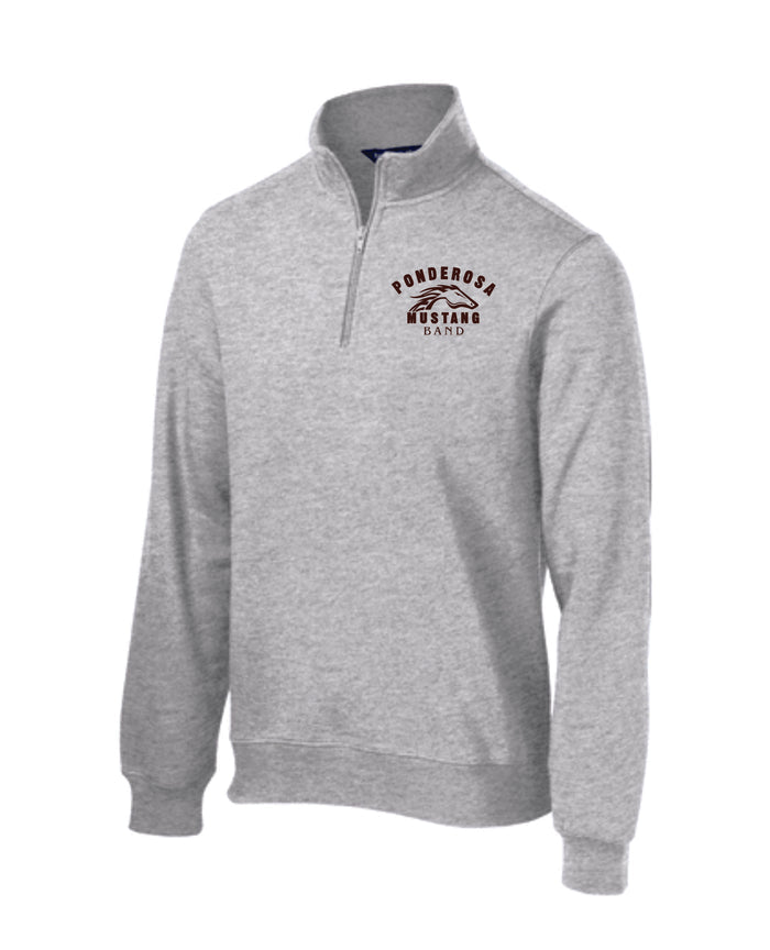 Pondo BAND 1/4 Zip Sweatshirt- Matte or Glitter