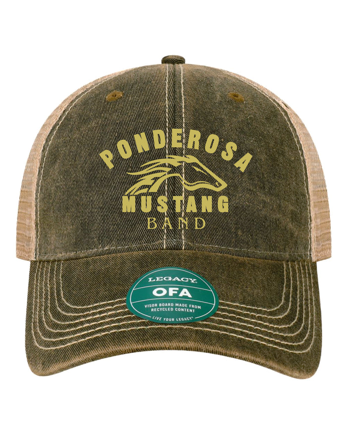 Pondo BAND Distressed Trucker Hat- 2 Colors