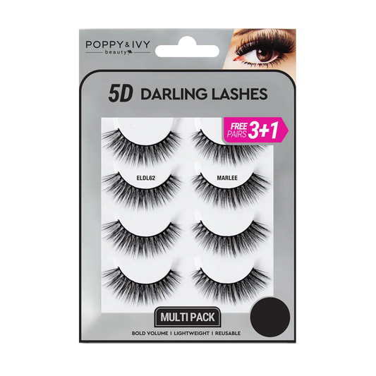 POPPY & IVY 5D Darling Lashes 4 Pairs #ELDL62