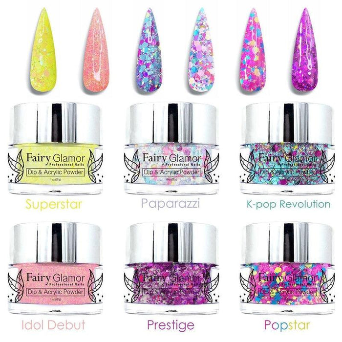 popstar dip nail powder collection