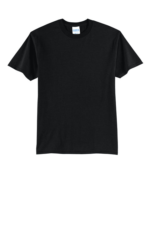 PORT & CO - JET BLACK CORE BLEND TEE