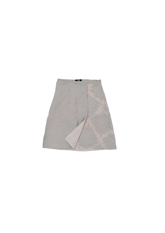 Powder Blue Fitted Skirt