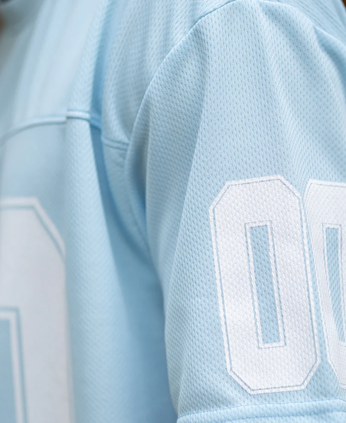 Powerlook Light Blue Varsity T-Shirt