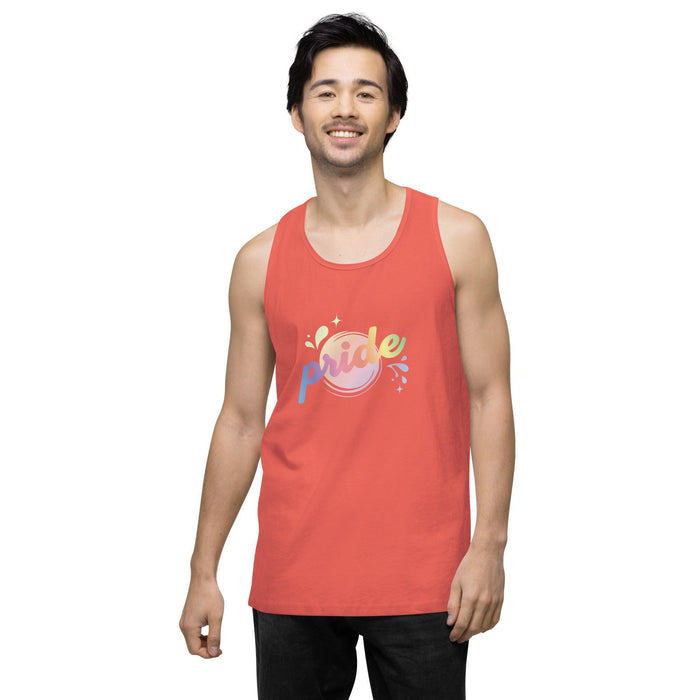 Pride Splash Men’s premium Tank Top - Billyforce Shop
