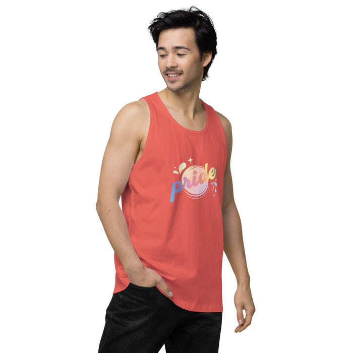 Pride Splash Men’s premium Tank Top - Billyforce Shop