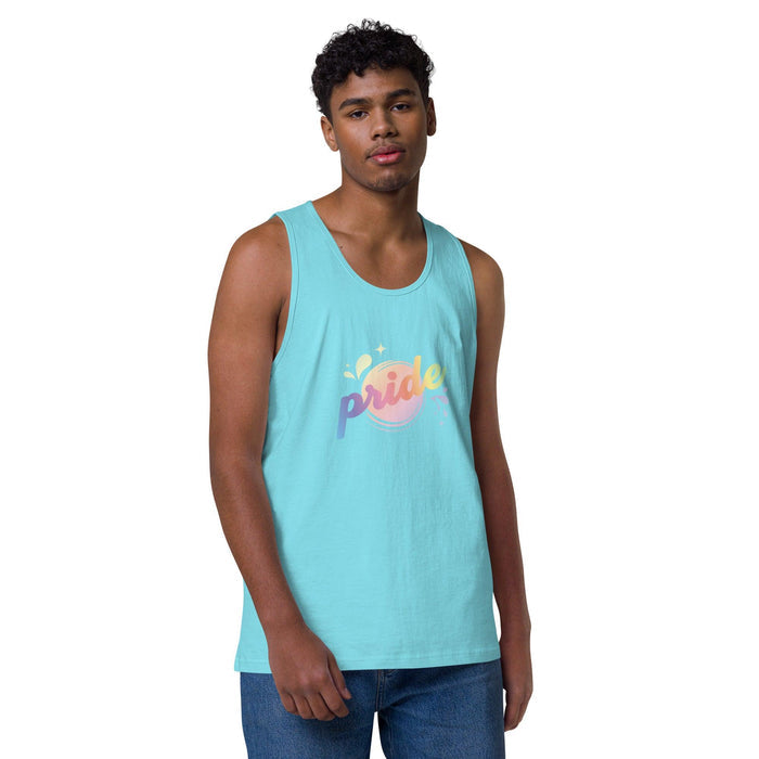 Pride Splash Men’s premium Tank Top - Billyforce Shop