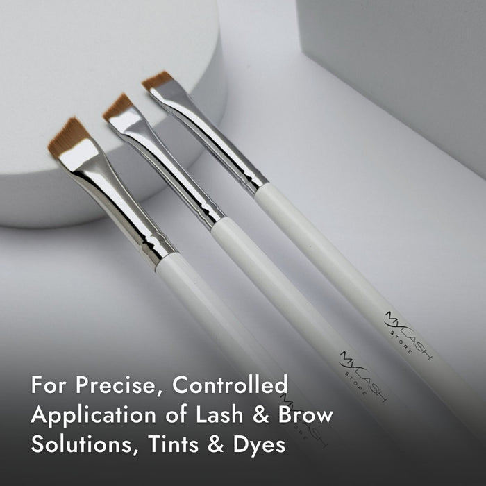 Pro Lash & Brow Brush Set for application of tints , dyes and lash lift solutions
