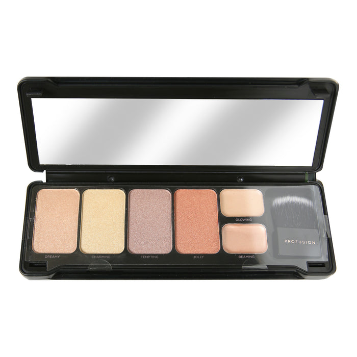 Profusion Beauty Highlight Palette & Brush