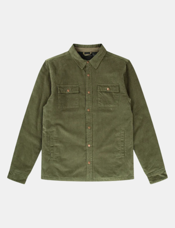 Quilted Cord Jacket - Army