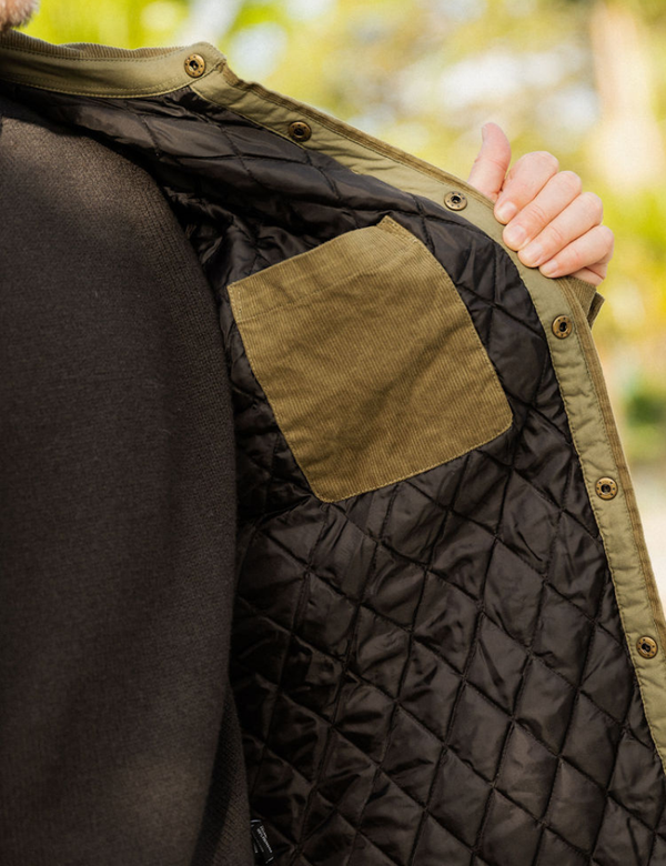 Quilted Cord Jacket - Army