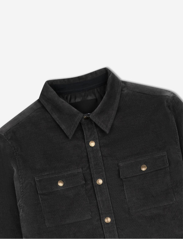 Quilted Cord Jacket - Graphite