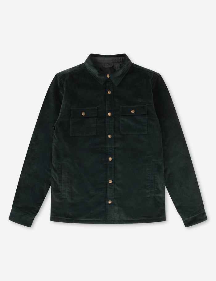 Quilted Cord Jacket - Pine