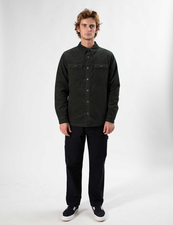 Quilted Cord Jacket - Pine