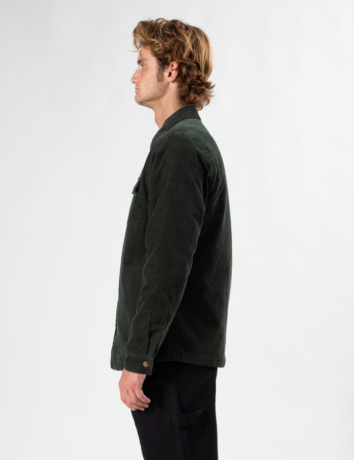 Quilted Cord Jacket - Pine