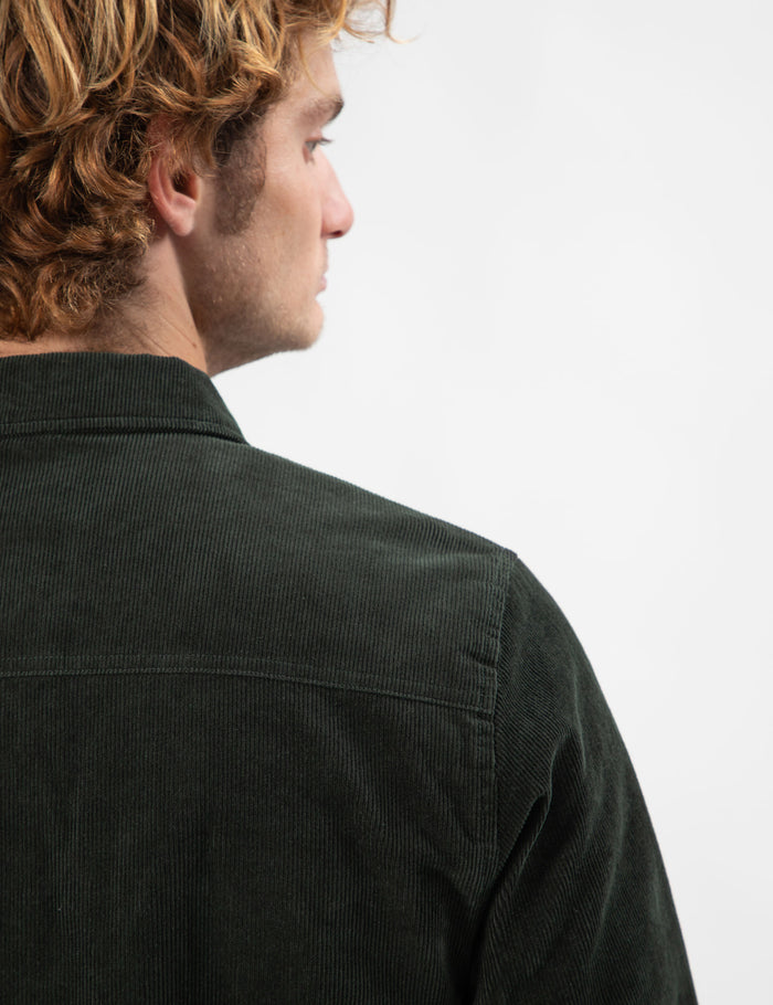 Quilted Cord Jacket - Pine