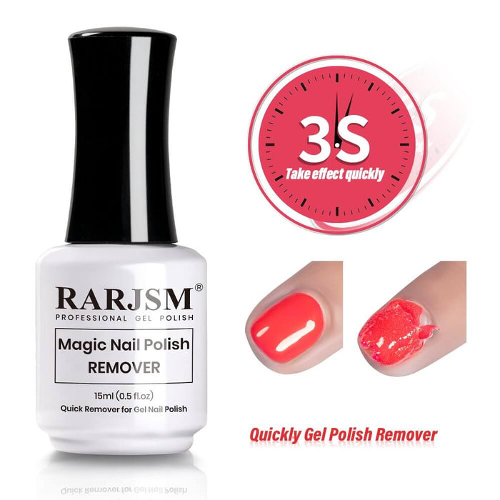 Magic Nail Polish Remover 3 Minute Fast Gel Removal No Soak