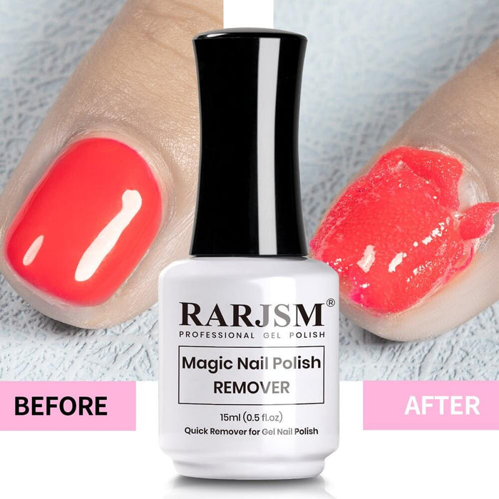 Gel Polish Remover Before After Results 3 Minutes Quick Removal