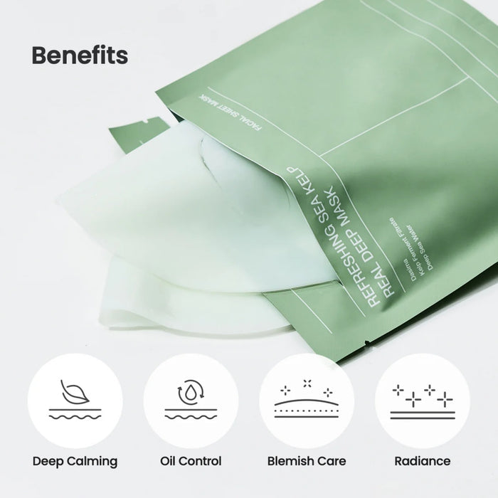 Refreshing Sea Kelp Real Deep Mask Sheet