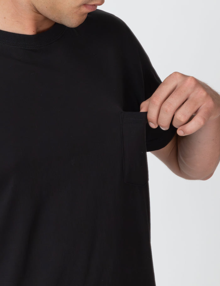 Reginald Pocket Tee - Black