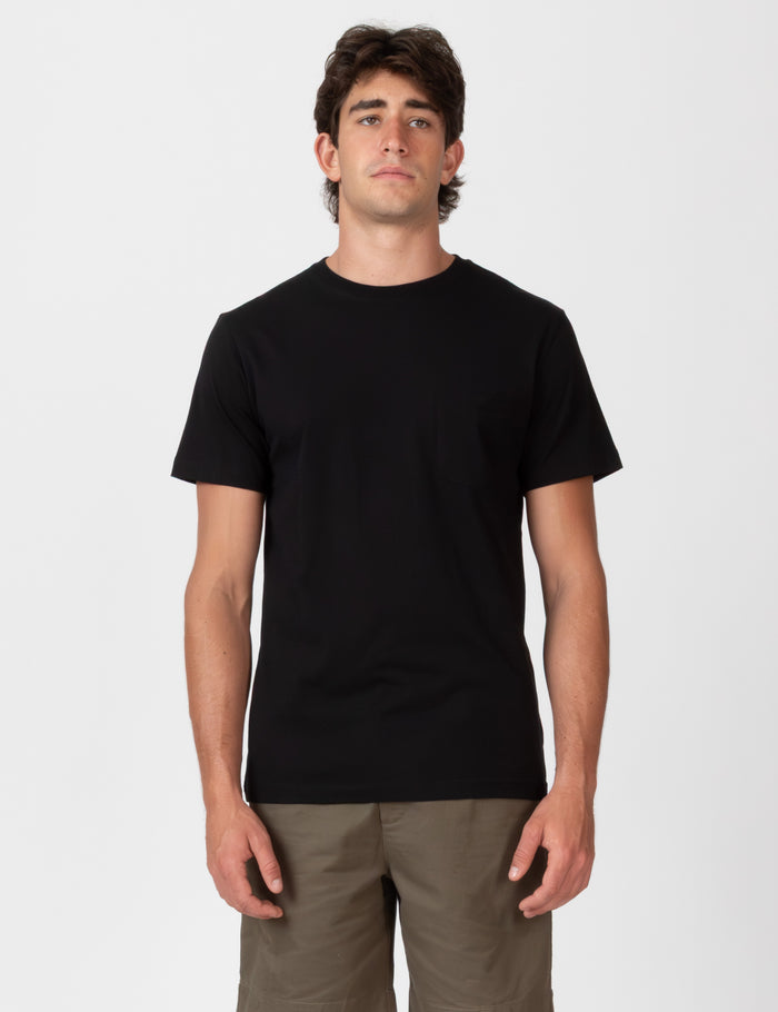 Reginald Pocket Tee - Black
