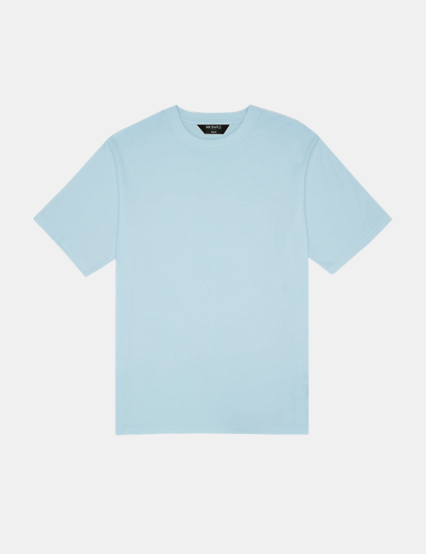 Reginald Short Sleeve Tee - Misty Blue