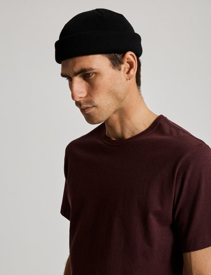 Reginald Tee - Burgundy Marle