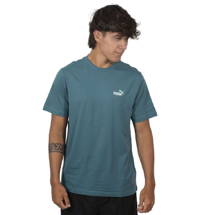 Remera Puma Ess 2 Color Small No. 1 Logo Tee De Hombre