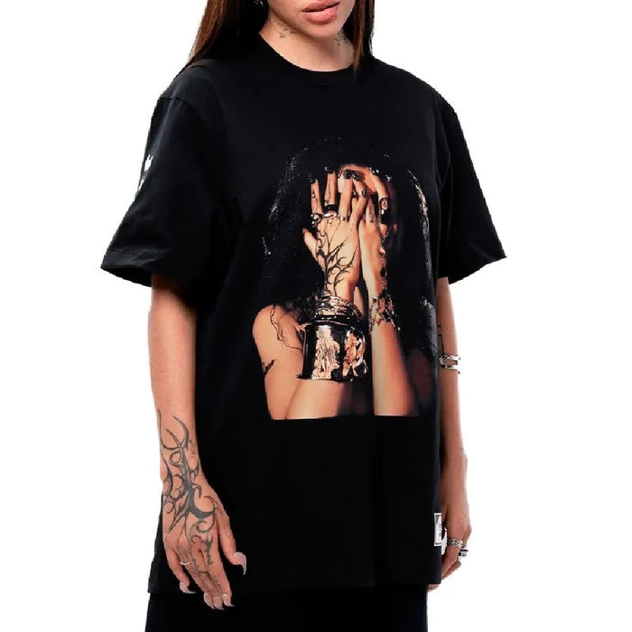 Remera Reebok T-shirt Cover Face - Mb Mujer