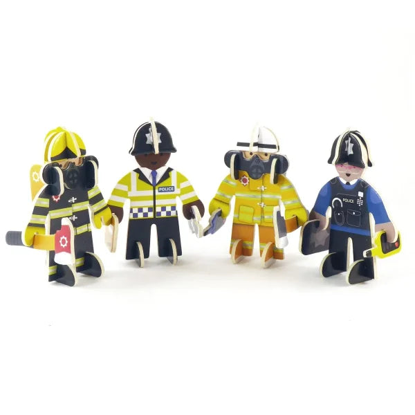 'Rescue Team' Mini Playset -  a sustainably managed playset from Playpress
