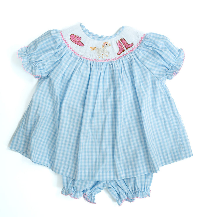 Rodeo Western Cowgirl Annabelle Bloomer Set
