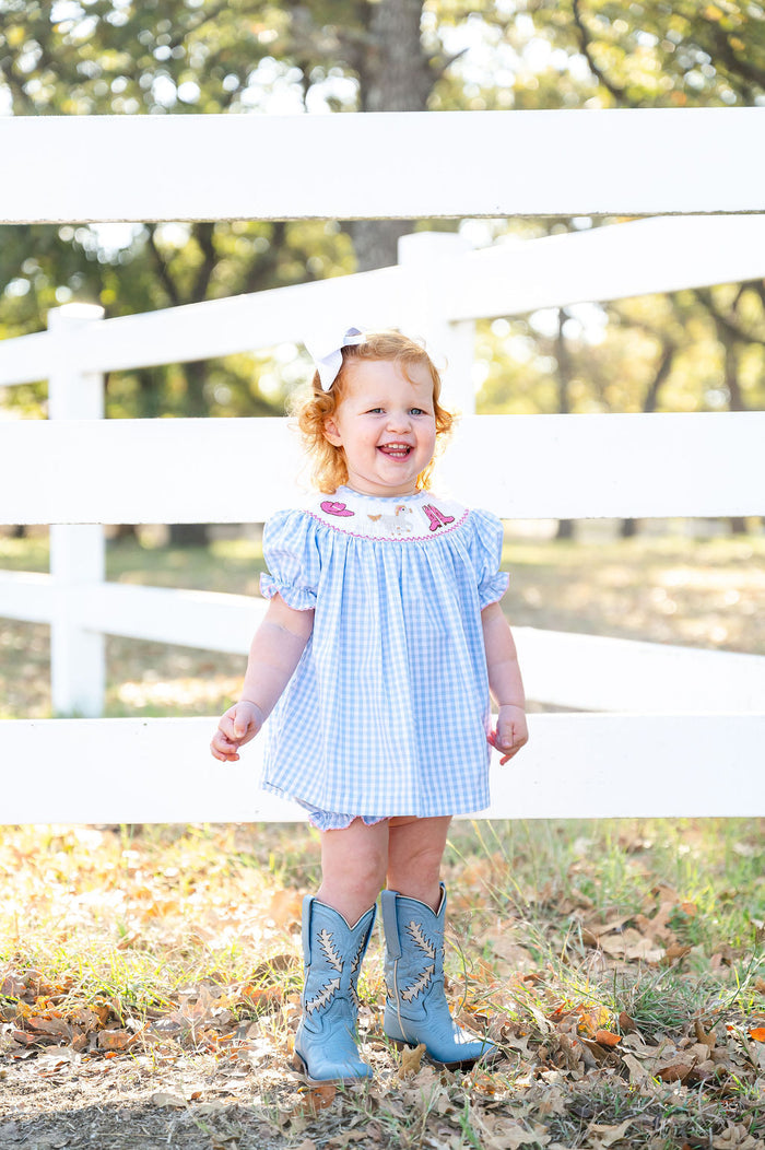 Rodeo Western Cowgirl Annabelle Bloomer Set